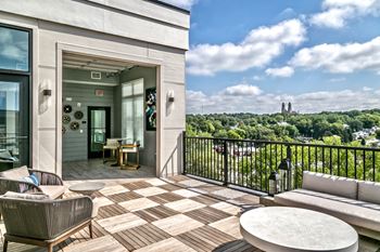 Rooftop sky lounge